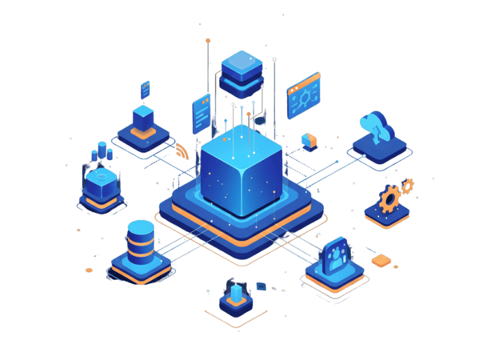Sistema de automação e integração em uso